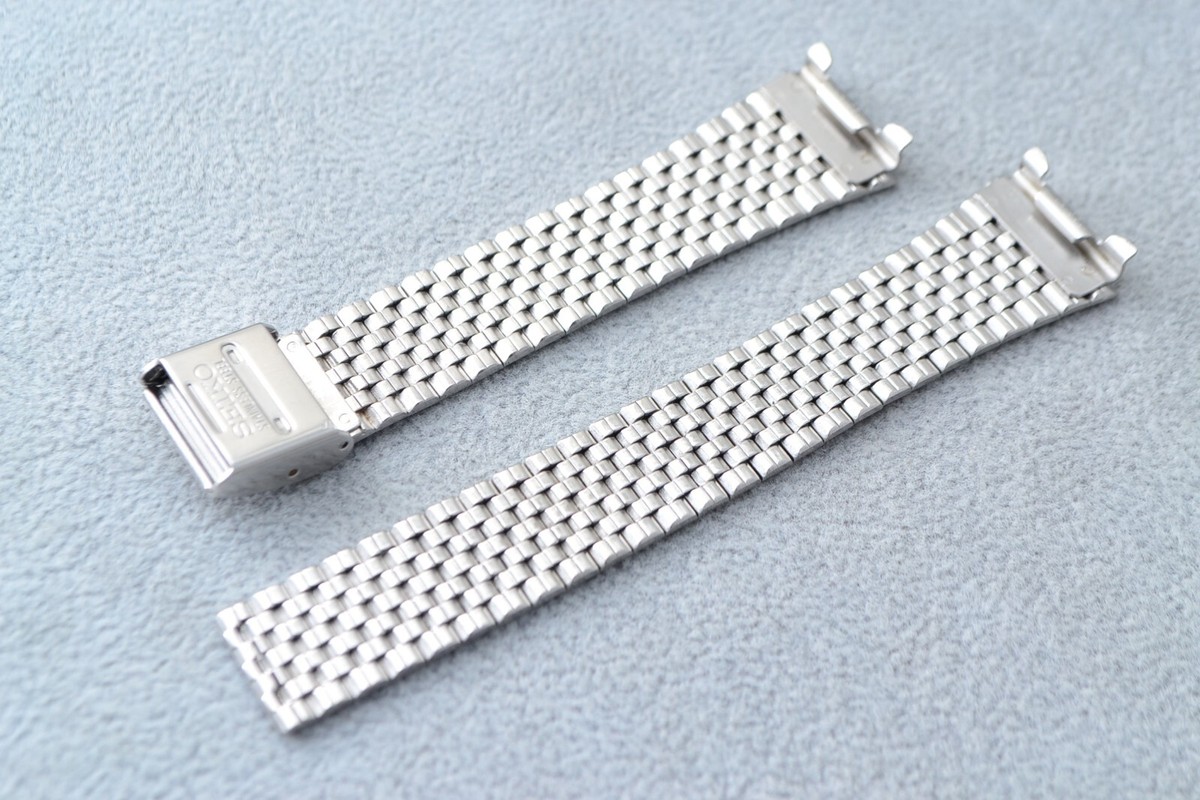 Vintage Seiko Genuine Stainless Steel Metal Bracelet 【XJA Vintage Seiko Genuine Stainless Steel Metal Bracelet 【XJA