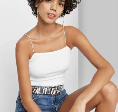 NEW Wild Fable Women's Spaghetti Strap Bodysuit Size Medium