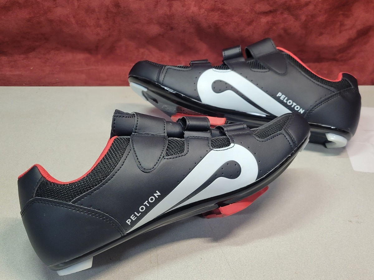 Peloton Black and Red Cycling Shoes for Men (sz 48 or equivalent to 15) Amazon.com | Mens Cycling Shoes Size 15-2 & 3 Bolt Cleat  main image 4