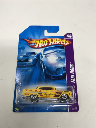 2007 Hot Wheels Taxi Rods 1955 Chevy Bel Air #50 - Picture 1 of 9