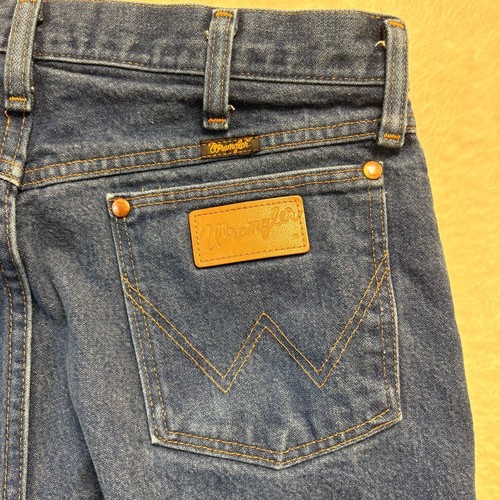 Pantalones de mezclilla Wrangler para hombre talla 34 x 29 de colección azul 13MWZ ropa de trabajo clásica de vaquero 100 % algodón - Imagen 8 de 10