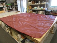 BOATER SPORTS UNIVERSAL 4 BOW BIMINI TOP BEAM 89"- 96" BURGANDY 369-BGA BOAT