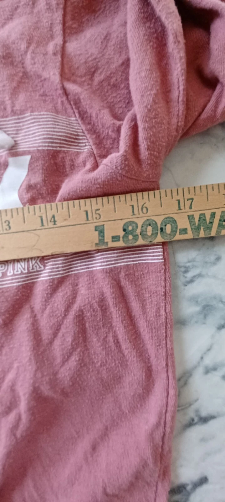 UNDERCOVER Felpa con cappuccio Victoria Secret ROSA XS "Love Pink" full zip Activewear Y2K tempo libero