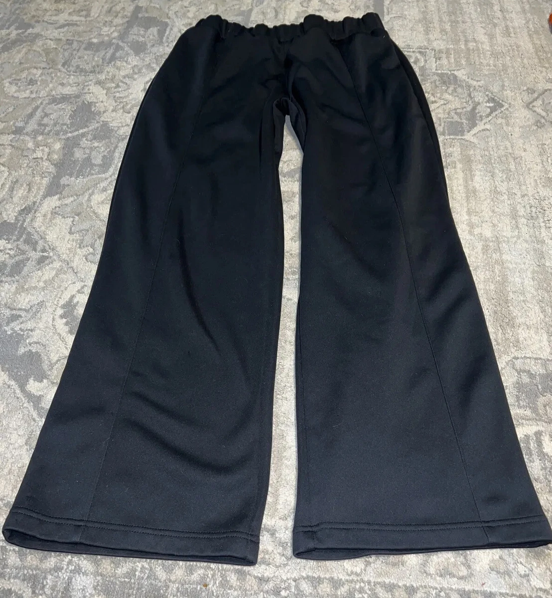 BCG womens black size large pants athleisure bootcut pull on