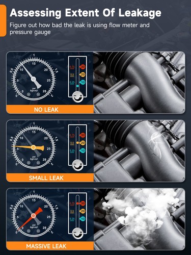 FOXWELL ST203 EVAP Automotive Smoke Machine Vacuum Leak Detector Diagnostic Tool - Picture 6 of 8