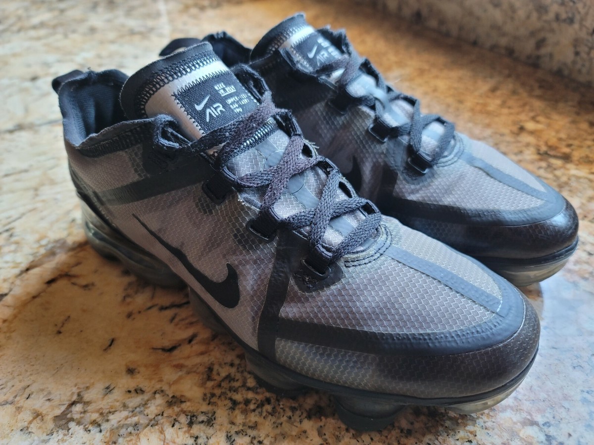 Nike Air VAPORMAX 2019 Sz 7 Black Grey Sneakers AJ2616 001 EUC | eBay