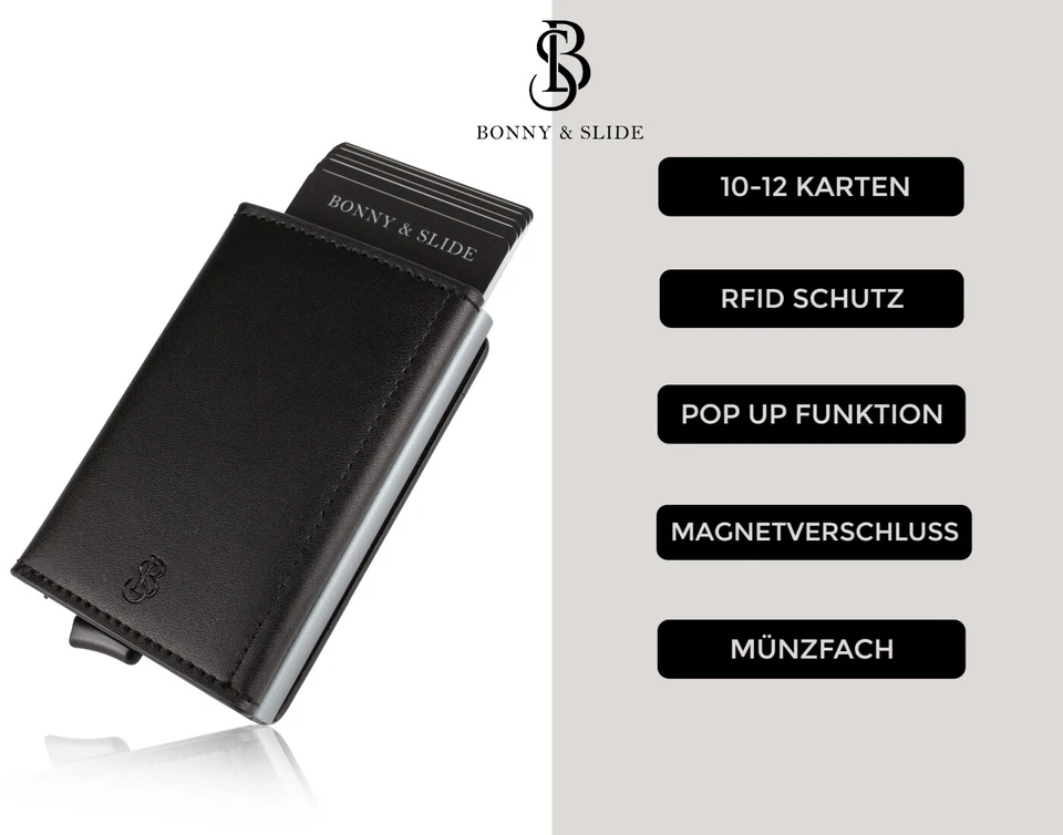 Bonny & Slide Kartenetui Portemonnaie Geldbörse Geldbeutel card holder wallet ❤️ - Bild 2 von 4