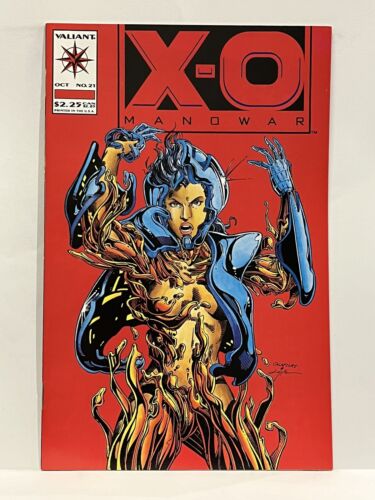 X-O Manowar #21,25 Valiant Comics 1993 High Grade 2 Book Lot - Afbeelding 1 van 4