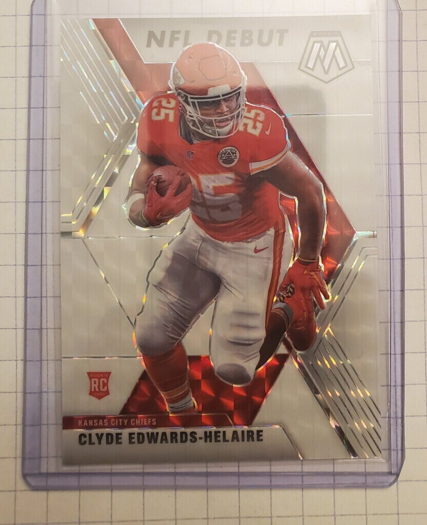 Clyde edwards helaire 2020 Mosaic Rookie White Debut 11/25 Chiefs