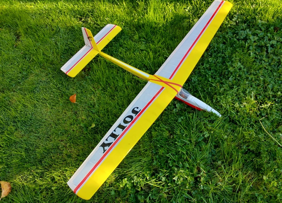 Jolly von Graupner Bausatz 4215 Segelflugmodell Hochstartfähig Motoraufsatz - Bild 2 von 2