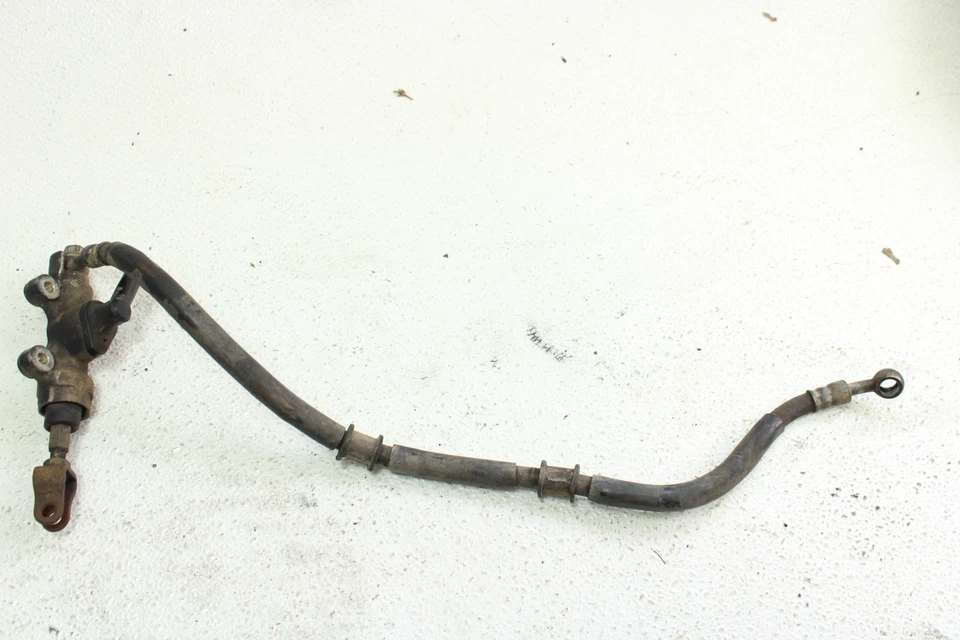 2001 Honda Sportrax 300ex OEM Nissin cilindro mestre de freio traseiro com linha B4407 - Imagem 3 de 4