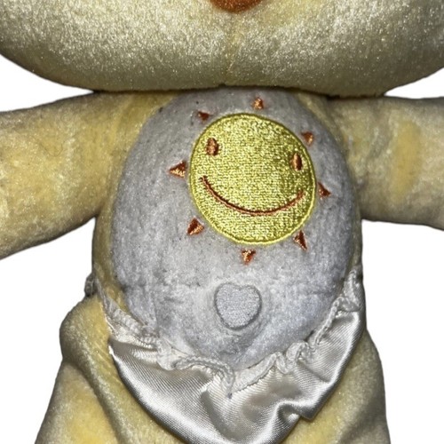 "Animal de peluche de peluche Care Bear Cubs Funshine Cub amarillo sol 12"" 2004" - Imagen 5 de 8