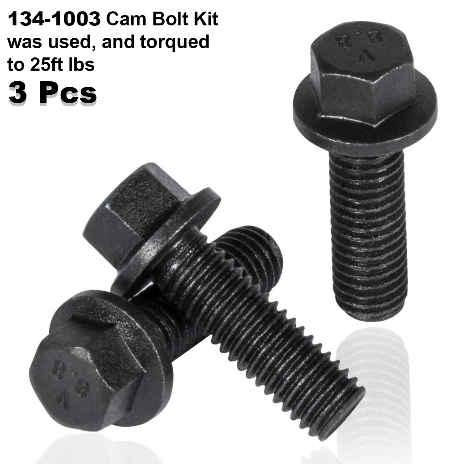 3pcs Cam Bolt Kit for Chevy LS Engines 4.8L 5.3L 5.7L 6.0L 6.2L 7.0L