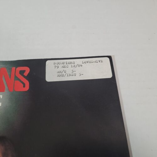 Scorpions - Lovedrive LP (Harvest Red Vinyl 12") 1979 UK pressing - Foto 6 di 9