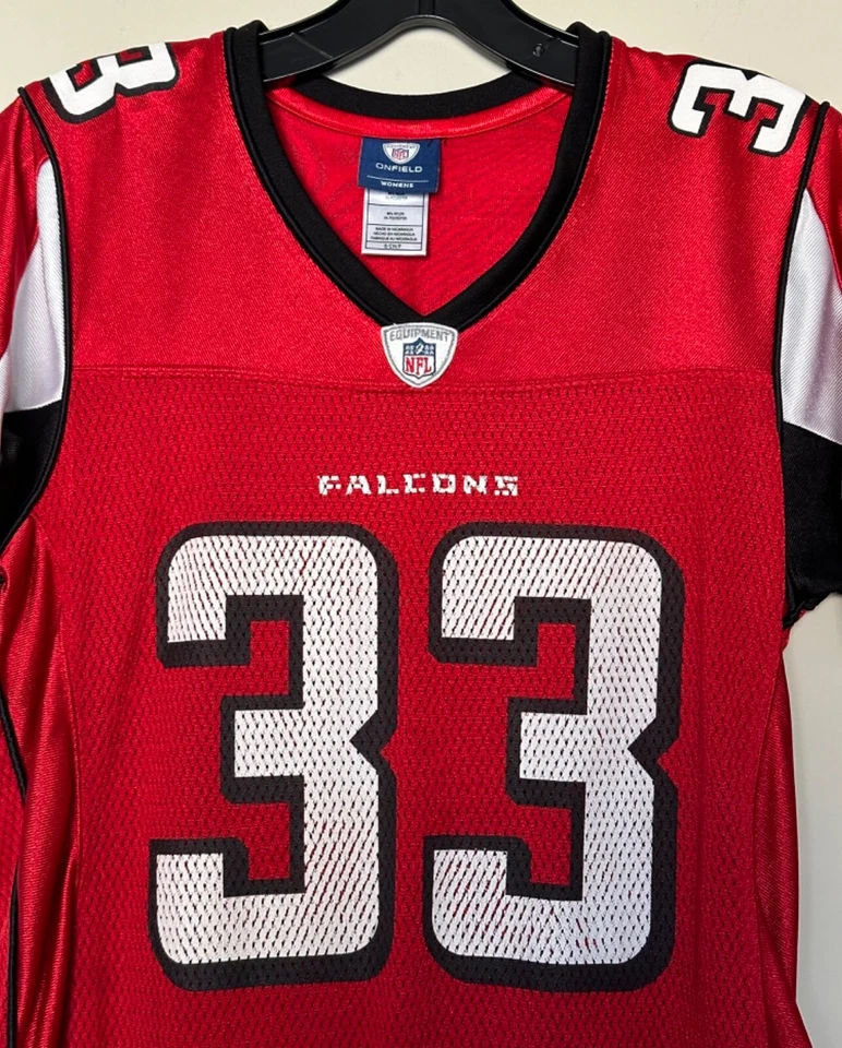 Atlanta Falcons Women’s Size Small Michael Turner #33 Football Jersey Red Color - Image 2 of 4