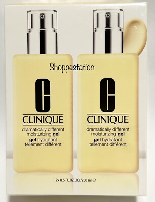 Set Of 2 Clinique Dramatically Different Moisturizing Gel 250ml / 8.5oz Each
