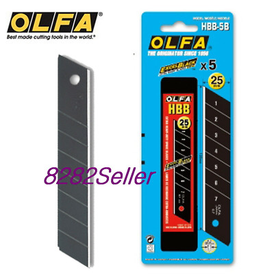 OLFA HBB-5B 5 ultra sharp extra heavy-duty blades in plastic case Blister packed