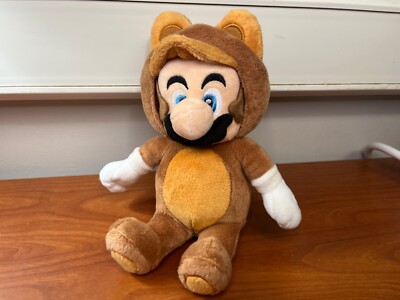 San-ei Super Mario 3-D Land Tanooki Mario Plush