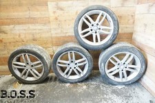 Mercedes W204 C250 C300 7.5 8.5 X 17 17 Wheel Tire Rims Staggered Set Of 4 Pc