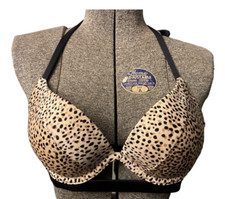 Women's Victoria's Secret VS Animal Cheetah Print Bikini Swim Bathing Suit Top S