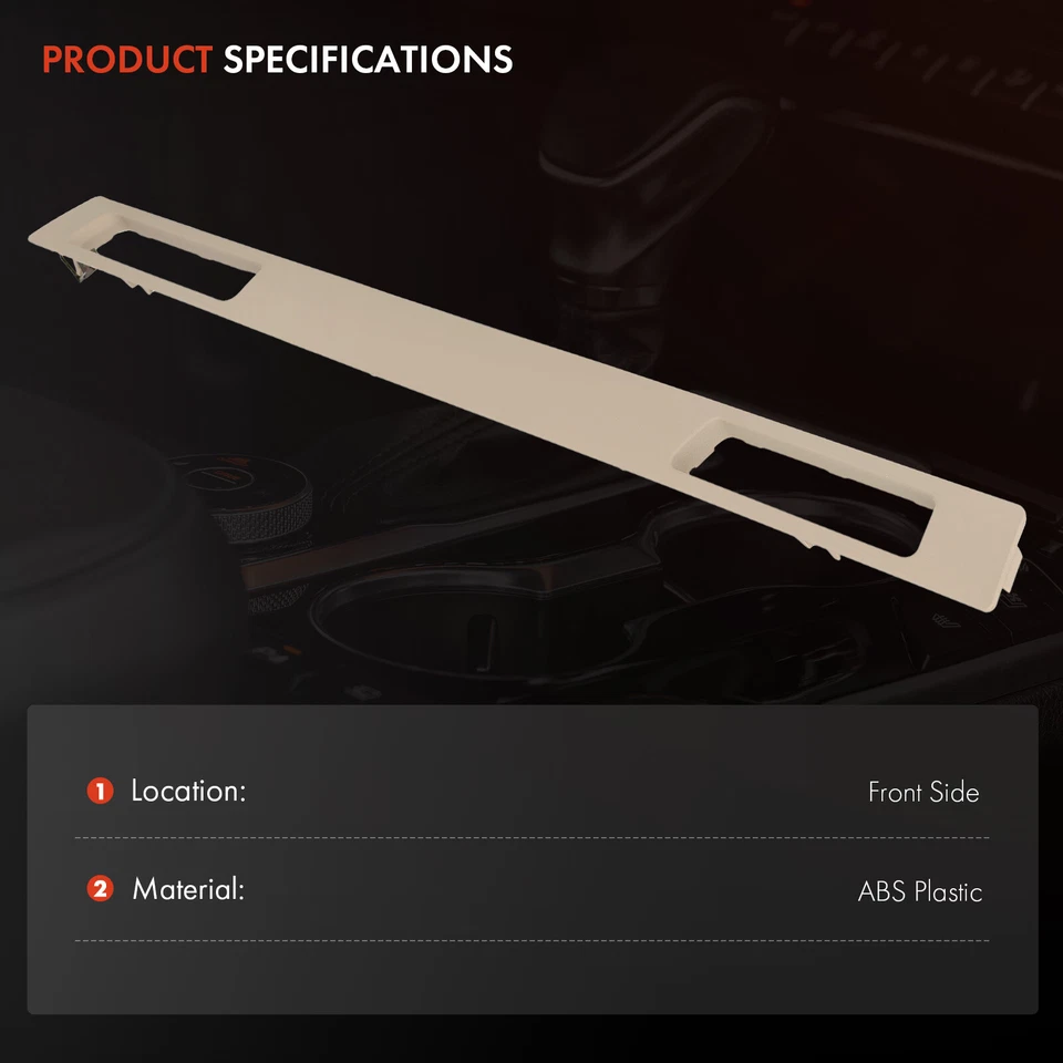 Panel envolvente portavasos beige para BMW Serie 3 323i 325i 328i 330i 335d Foto 3 de 4