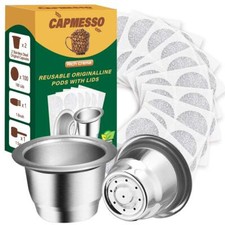 Reusable Capsules For Nespresso Originalline Refillable Coffee Pods Stainless St