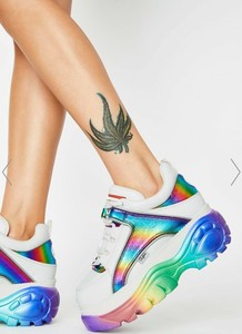 tenis plataforma arco iris