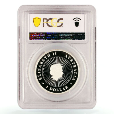 Australia 1 dollar Australian Opal The Wombat Fauna PR69 PCGS