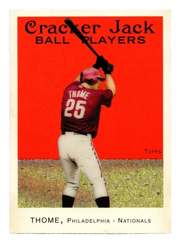 Baseball Sports Trading Card Singles Cracker Jack