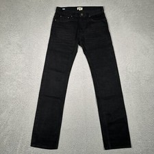 Hart n Dagger Jeans Mens 31x35 Black Slim Fit Denim Casual Preppy Made in USA