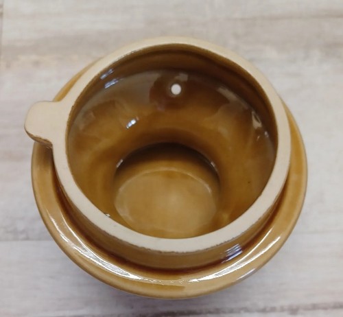Golden Seville Stoneware Coffee/Tea Pot with Lid VTG Japan Mustard Brown Pattern - Picture 9 of 10