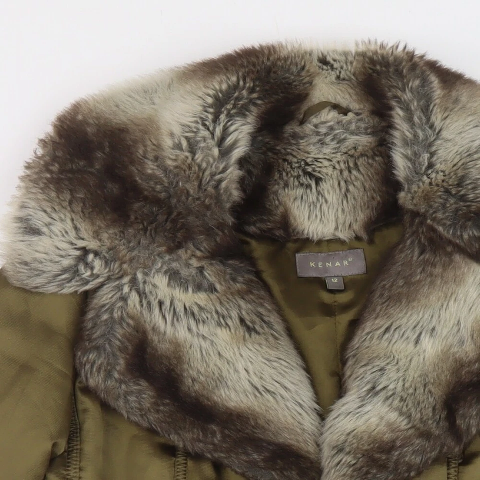 Kenar Womens Green Jacket Size 12 Toggle - Image 3 of 4