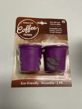 Single Cup Coffee Filters Eco-friendly Reusable 2PK Keurig Compatible w/ Keurig 