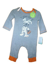 Mickey Mouse new Halloween one piece play suit Gray 0-3 M My Mummy Loves Me