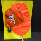 LIFE JACKET VEST ORANGE US NAVY  GI Joe '60s Vintage On Card (sh212)