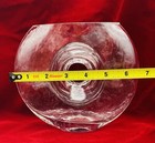MUURLA Clear Crystal “O” Slanted/Donut Vase Rare — photo 9