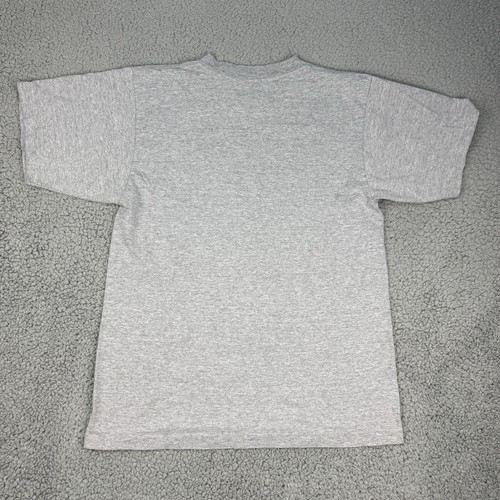 Vintage Jackson Hole Wyoming Shirt Mens Medium Gray Single Stitch Short Sleeve - Picture 8 of 11