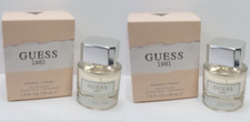 GUESS 1981 WOMEN EAU DE TOILETTE NATURAL SPRAY 1 OZ BOXED LOT OF 2