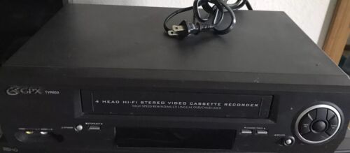 VCR VHS Player 4 Head Cassette Recorder GPX TVR 950 Tested WORKS
