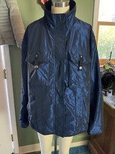 Wellensteyne Women's Ayala Jacket Shiny Cobalt Blue Sz Xl No Belt