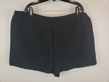 Tropical Escape Swim Shorts Womens 22w Plus Black