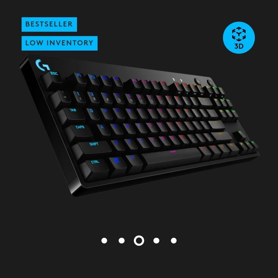 Teclado y ratón para juegos Foto 2 de 4