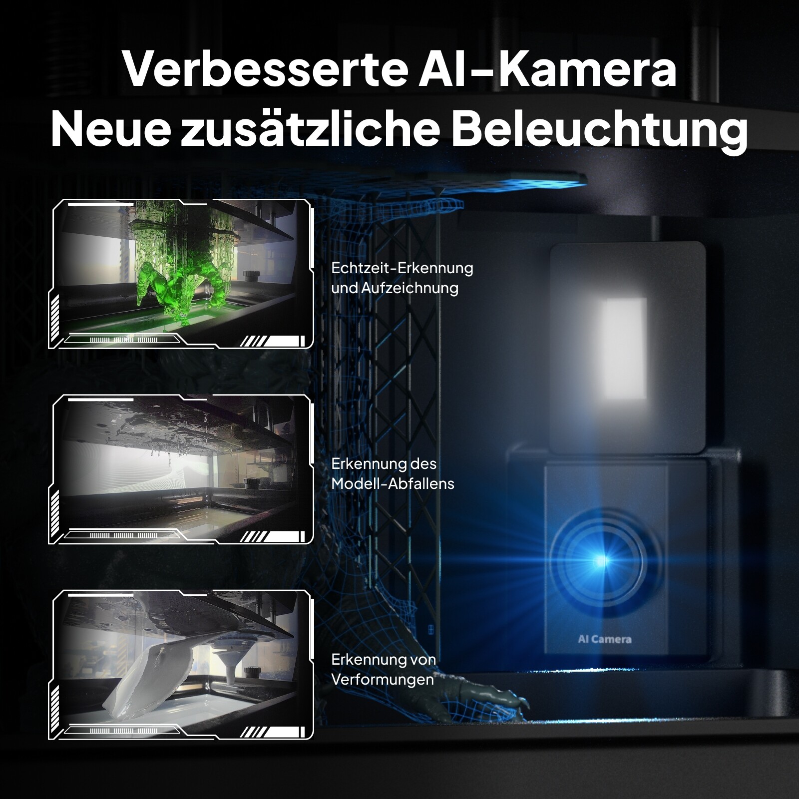 ELEGOO Saturn 4 Ultra 16K Harz 3D-Drucker &Smart Tank Heizung bei 30 °C 150mm/h - Bild 5