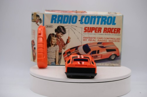 Straco Radio Control Super Racer NO. 739892 Mercedes-Benz C111 Black/Orange VTG - Picture 6 of 6