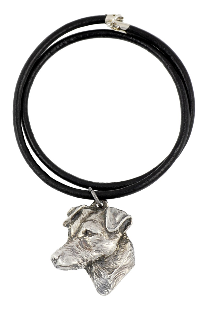 Jack Russell Terrier Halskette mit Hund, versilberter Anhänger für  Hundefans,