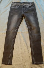 Encore , womens, grey jeans, stretch, s