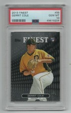 2013 Topps Finest * Rookie Card RC * Gerrit Cole * #99 * PSA 10 * Gem Mint