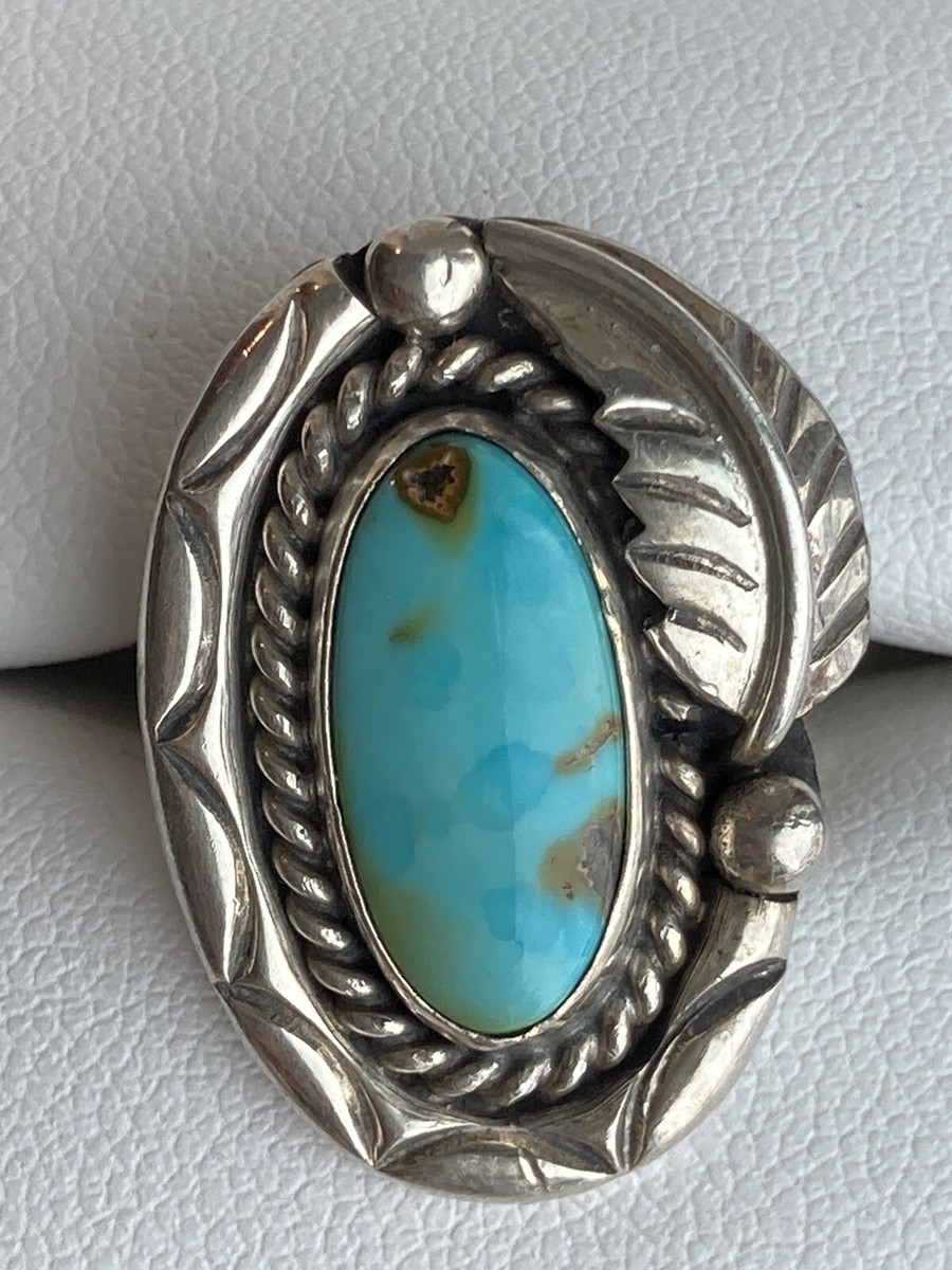 アクセサリー 70s-80s NAVAJO turquoise ring vintage VINTAGE Native American 1980s NAVAJO TURQUOISE STERLING