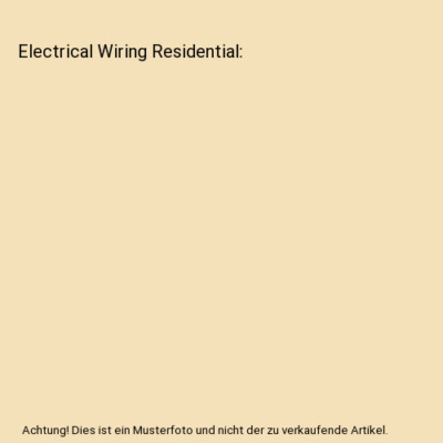 Electrical Wiring Residential, Phil Simmons