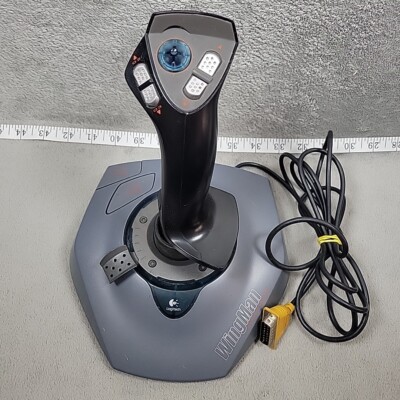 Vintage Logitech Wingman Extreme Digital 3D, 15 Pin Connector, J-ZA10, WORKS